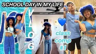 SCHOOL DAY IN MY LIFE *junior year* | class comp #1 vlog