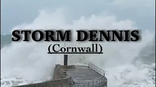 Cornwall Storm Dennis (Massive Waves) *CAUGHT ON CAMERA*