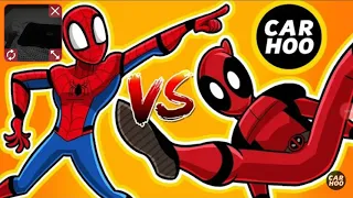Reacting to spiderman & deadpool do fortnite dances