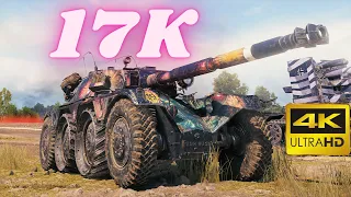 Panhard EBR 105 💥 17K Spot Damage - World of Tanks Replays