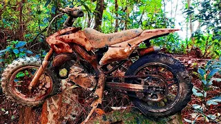 Full Restoration - Restoration old broken off road motorcycle | Restore rusty two stroke motorbike