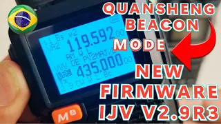 QUANSHENG UV-5 PLUS -  IJV V2.9R3 - BEACON SETUP  COM CHIRP - DIY PROGRAMMING CABLE - K5 PROG WIN