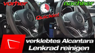 Alcantara Lenkrad reinigen Quickie - Alles was du wissen musst in 2 Minuten!