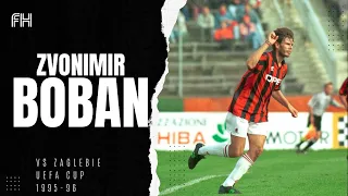 Zvonimir Boban ● Goals and Skills ● Zaglebie 1-4 AC Milan ● UEFA Cup 1995-96