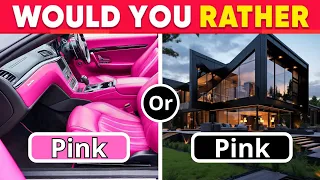 Would You Rather...? BLACK vs PINK 💖🖤 Quiz Time