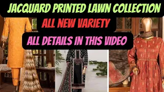 New Jacquard printed lawn 😍 | Jacquard dress design 2024 | Jacquard shirt designs