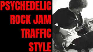 Psychedelic Rock Guitar Jam Track Traffic Style Backing (D Minor)
