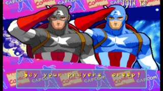 Marvel Super Heroes vs Street Fighter - U.S. Agent / Captain America Playthrough ( Dec 4, 2016 )