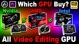 🔥All Graphics Card Explained🔥Which Video Editing GPU Buy?🔥Nvidia vs AMD vs Intel @KshitijKumar1990