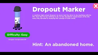 How to get Dropout Marker - Find The Markers