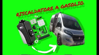 MONTAGGIO RISCALDATORE A GASOLIO SUL VAN - DIESEL HEATER ON THE VAN - vevor cinese cinebasto