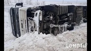 Шестимесячный ребенок пострадал в жутком ДТП на трассе "Самара-Шымкент"