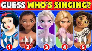 Guess Who's SINGING By The Top 40 DISNEY SONGS | Guess The Disney Character By Songs | NT Quiz