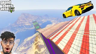 Noob Vs Pro Mega Ramp Challenge 99.197% People Cannot Complete in GTA 5!