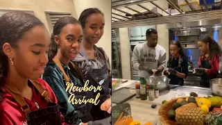 Diddy Shows Twin Daughters How To Properly Clean Chicken! 🐓