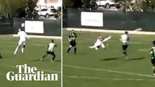 Stunning scissor-kick by Kristian Kushta in Greek Super League 2 match