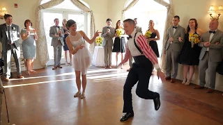 Most amazing first dance and groomsmen dance ever!