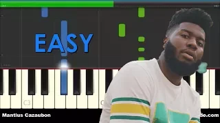 How To Play Young Dumb and Broke by Khalid - Easy Piano Tutorial