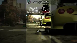 #4 - JV - Dodge Viper SRT10 - NFS MOST WANTED 2005 - INTRO