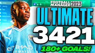 My Ultimate 3-4-2-1 Scores 180+ Goals! | Best FM23 Tactics