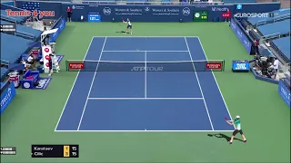 Aslan Karatsev vs Marin Cilic ATP Cincinnati 2021 highlights