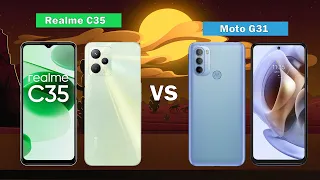 Realme C35 vs Moto G31(Amoled) Complete Comparison | Realme C35 | Moto C31 | Smartphone Under 11000