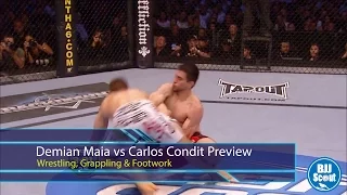 BJJ Scout: Demian Maia v Carlos Condit Preview - Wrestling, Grappling & Footwork