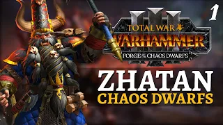 HATS AND BEARDS, LADS! | Immortal Empires - Total War: Warhammer 3 - Chaos Dwarfs - Zhatan #1