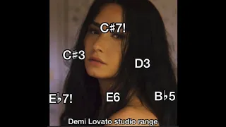 Demi Lovato studio range