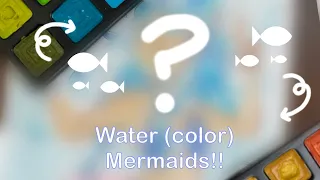 MERMAY IS UPON US‼️Drawing Mermaid Challenge + Watercolor (Full Process and Commentary)