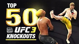 EA SPORTS UFC 3 | TOP 50 KNOCKOUTS - Community KO Video ep. 7