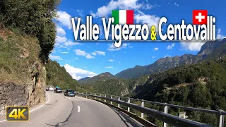 Driving through the Valle Vigezzo & Centovalli from Domodossola, Italy to Locarno, Switzerland