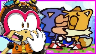 SONIC KISSES TAILS?! - Charmy reacts to The Ultimate "Sonic The Hedgehog" Recap Cartoon