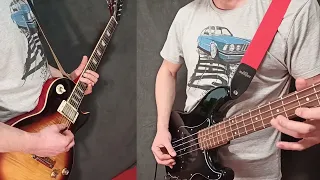 TOOL - Forty Six & 2 - bass and guitar cover