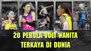 20 PEMAIN BOLA VOLI WANITA TERKAYA DI DUNIA ‼️