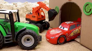 Rescue Police Car and Construction Vehicles | Funny Stories Police Car | Cars World