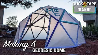 Making a Geodesic Dome with a Duct Tape Engineer