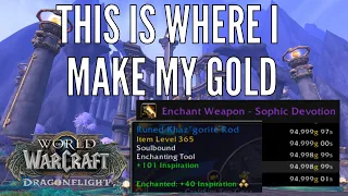 The inspiration build for enchanting is incredible for gold 10 million+ in a week