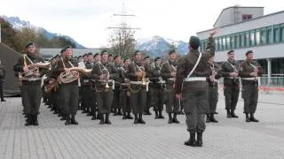 Angelobung in der Kaserne Bludesch