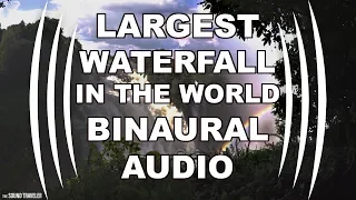Victoria Falls BINAURAL AUDIO (Largest Waterfall in the world)- The Sound Traveler Africa