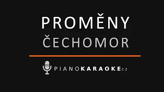 Čechomor - Proměny | Piano Karaoke Instrumental