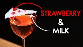 Strawberry & Milk - The Best Cocktail Garnish?