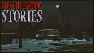 3 Disturbing Vanlife Stealth Camping Stories | Rain & Haunting Ambience