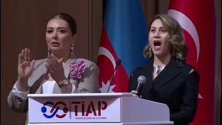 Azerbaycan ve Türkiye İstiklal marşları- TİAP programında Azerin seslendirdi