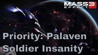 Mass Effect 3 LE - Priority: Palaven (Soldier Insanity Difficulty Gameplay)