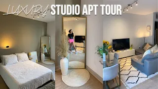 LUXURY DTLA STUDIO APARTMENT TOUR 2021 | LINKS TO EVERYTHING!