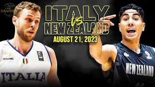 Italy vs New Zealand Full Game Highlights | FIBA WC Warm-Up | August 21, 2023 | FreeDawkins