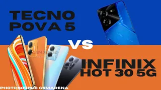 Infinix Hot 30 5G vs. Tecno Pova 5: Which is better? | Pro Max Ultra