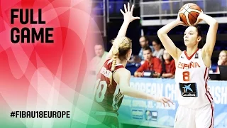 Spain v Russia - Full Game - Semi Final - FIBA U18 Women's European Championship 2016