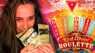 WE MADE SO MUCH MONEY ON THE *NEW* RED DOOR ROULETTE!